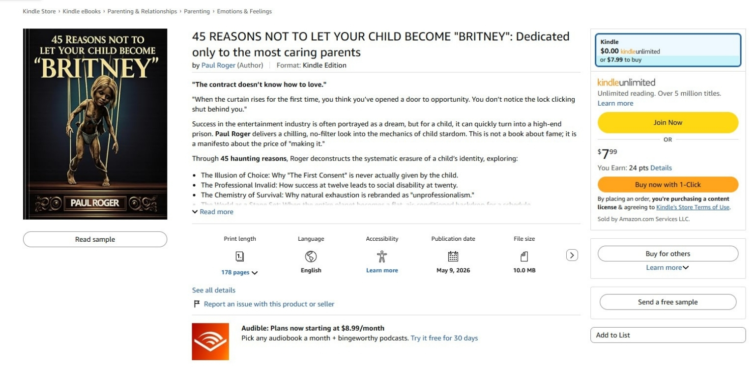 45 REASONS NOT TO LET YOUR CHILD BECOME «BRITNEY» 45 REASONS NOT TO LET YOUR CHILD BECOME